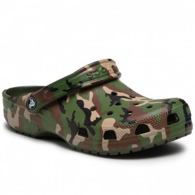 Crocs Classic Printed Camo Clog AGR/MLTI