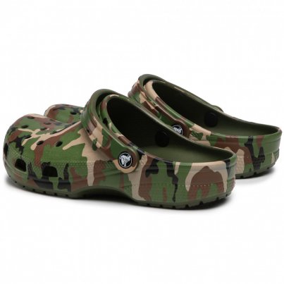 Crocs Classic Printed Camo Clog AGR/MLTI