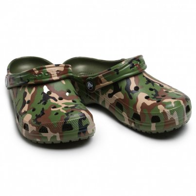 Crocs Classic Printed Camo Clog AGR/MLTI