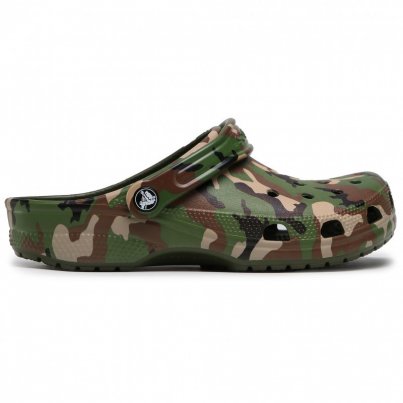 Crocs Classic Printed Camo Clog AGR/MLTI