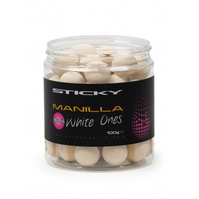 Sticky Baits Manilla Pop-Ups 12mm 100g White Ones