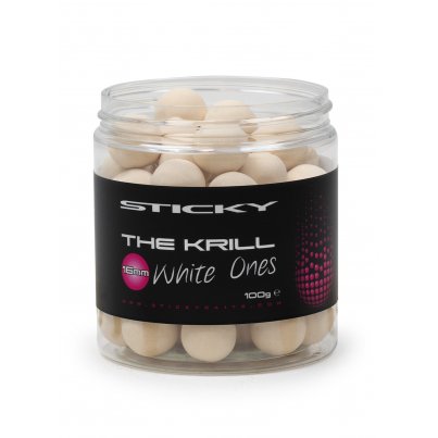 Sticky Baits Plovoucí Boilies The Krill Pop-Ups 14mm 100g White Ones