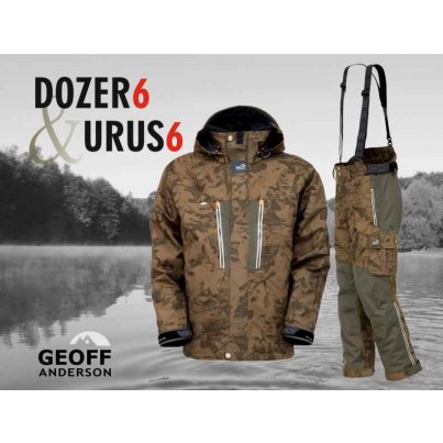 Geoff Anderson Komplet bunda Dozer 6 + kalhoty Urus 6 Leaf vel. XL