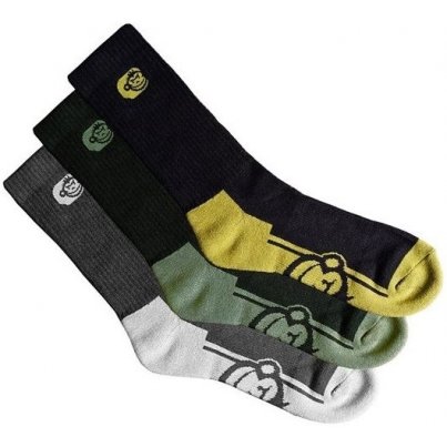 RidgeMonkey Ponožky APEarel Crew Socks 3ks 39-43 (UK 6-9)