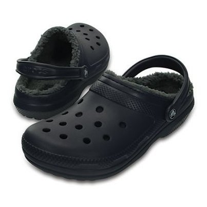 Crocs Classic Lined Clog Navy/Charcoal