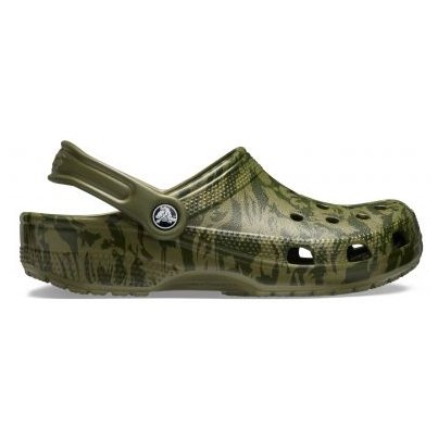 Crocs Classic Printed Camo Clog vel. 8 41-42 Army Green