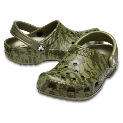 Crocs Classic Printed Camo Clog vel. 8 41-42 Army Green