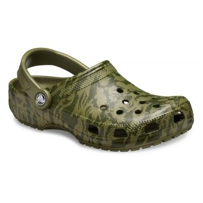 Crocs Classic Printed Camo Clog vel. 8 41-42 Army Green