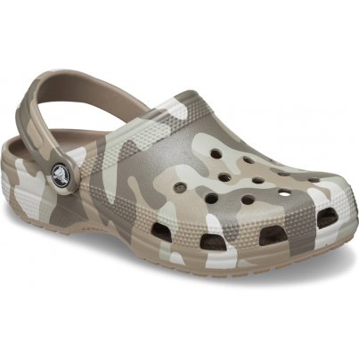 Crocs Classic Printed Camo Clog Mushroom Multi vel. 11 45-46 