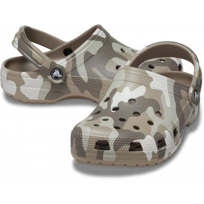 Crocs Classic Printed Camo Clog Mushroom Multi vel. 11 45-46 