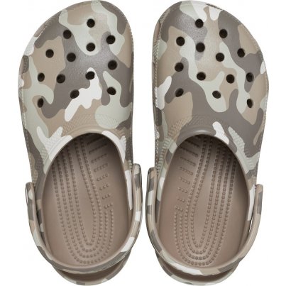 Crocs Classic Printed Camo Clog Mushroom Multi vel. 11 45-46 
