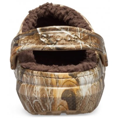 Crocs Classic Lined Realtree Edge Clog Chocolate