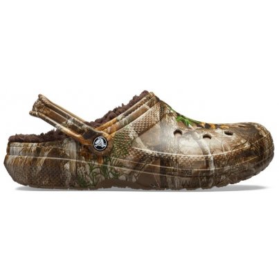 Crocs Classic Lined Realtree Edge Clog Chocolate