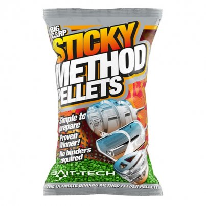 Bait-Tech Pelety Sticky Method Micro Green 700g