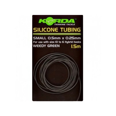 Korda Silikonová hadička Silicone Tubing 0,5mm 1,5m Green