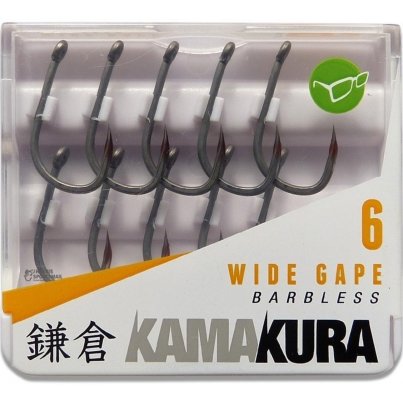 Korda Kamakura Wide Gape Barbless vel. 6