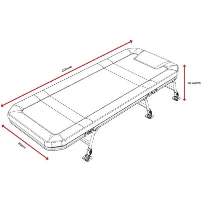 Avid Carp Lehátko se spacákem Benchmark Ultra Standard System