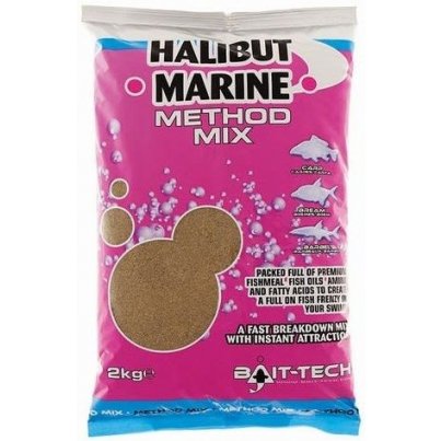 Bait-Tech Krmítková směs Halibut Marine Method Mix 2kg