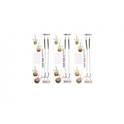 Korda Návazec Basix Hair Rigs Wide Gape 2ks