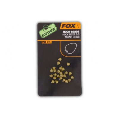 Fox Edges Hook Bead 7-10 khaki 25ks