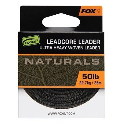 Fox Olověná šňůra Naturals Leadcore 50lb 25m