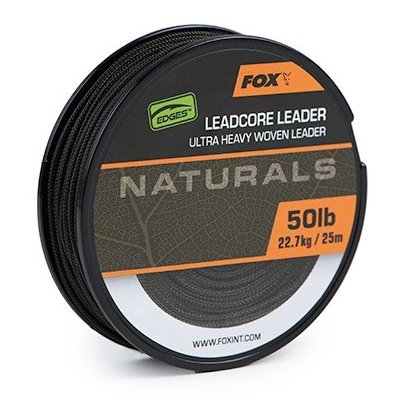 Fox Olověná šňůra Naturals Leadcore 50lb 25m