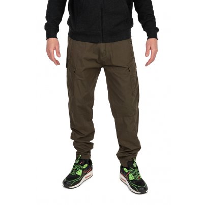 Fox Kalhoty Collection LW Cargo Trousers Green & Black
