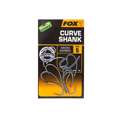 Fox Háčky Edges Curve Shank Hooks