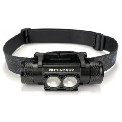 Flacarp Čelovka Vodotěsná HL3UV s Bílým a UV Světlem