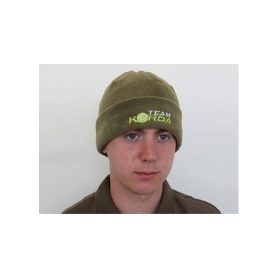 Korda Čepice zimní Green Fleece Hat Bright Logo zelená