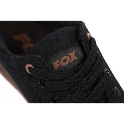 Fox Boty Black Canvas Shoe