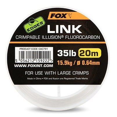 Fox Edges Link Illusion clear 35lb 20m 0,64mm

