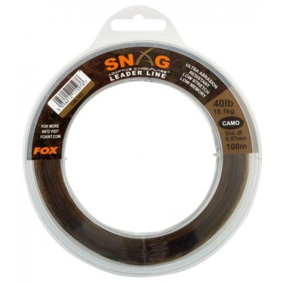 Fox Snag Leaders Camo 40lb 0,57mm 100m