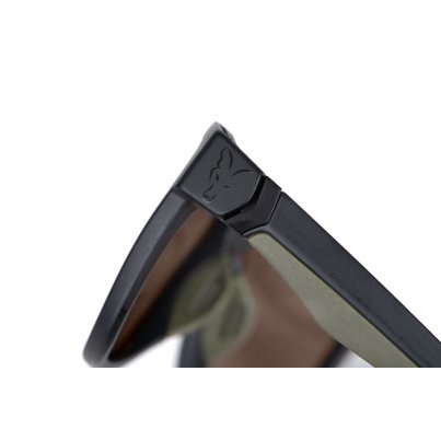 Fox Polarizační Brýle Collection Green Black Shades Brown Lens