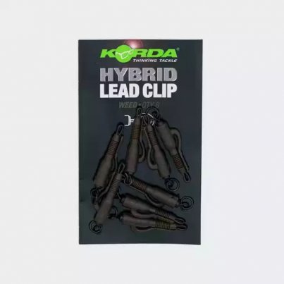 Korda Závěs na olovo Hybrid Lead Clip Weed 5ks