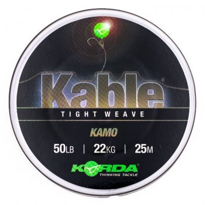 Korda Kable Tight Weave 50lb 25m weed