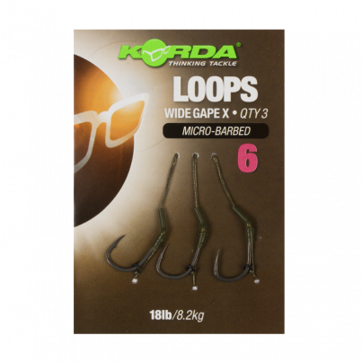 Korda Návazec Loop Rigs Wide Gape X