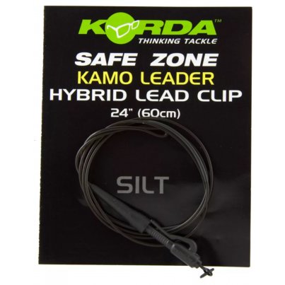 Korda Kamo Leader Hybrid Lead Clip 24" Silt 60cm
