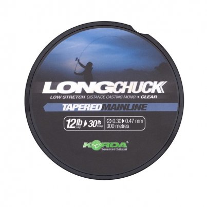Korda LongChuck Tapered Mainline Clear 300 m