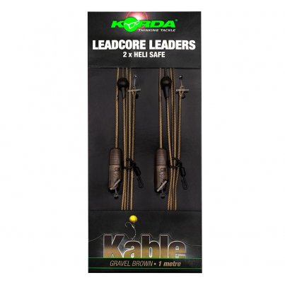 Korda Leadcore leader Heli Safe gravel 1m 2ks