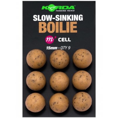 Korda Plastic Slow-Sinking Boilie Cell 15mm