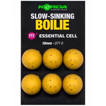 Korda Plastic Slow-Sinking Boilie Essential Cell 18mm
