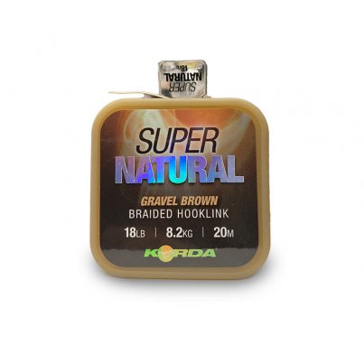 Korda šňůrka Super Natural 25lb Brown 20m