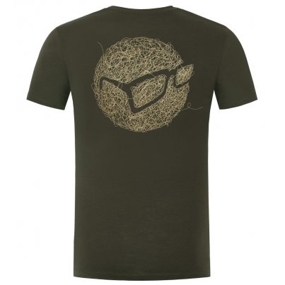 Korda Tričko Birdsnest Tee Dark Olive vel. S