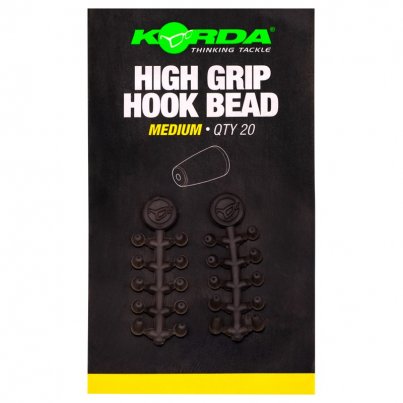 Korda Zarážky High Grip Hook Bead Medium 