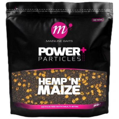 Mainline ochucený partikl Power+ Hemp ´N´ Maize 2kg