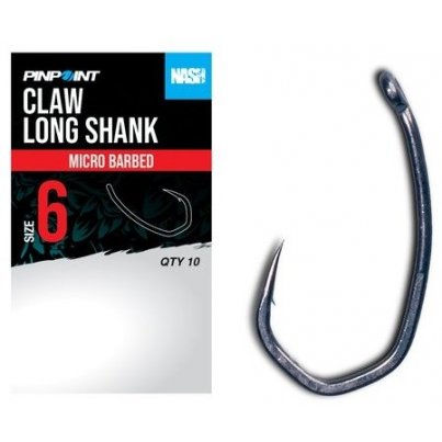 Nash Háčky Claw Long Shank vel. 6