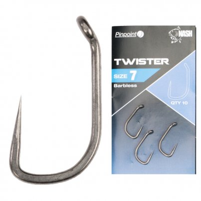 Nash Háčky Pinpoint Twister Barbless