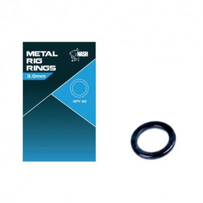 Nash Kroužek Metal Rig Rings 3,0mm 20ks