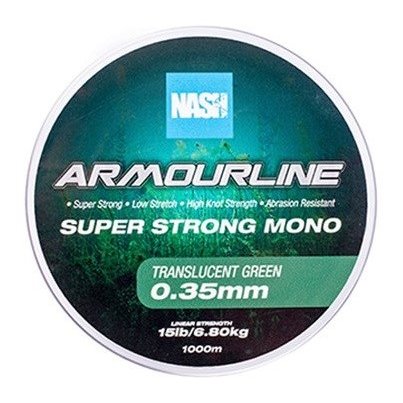 Nash Vlasec Armourline Super Strong Mono Green 1000 m - 0,35 mm 6,80 kg